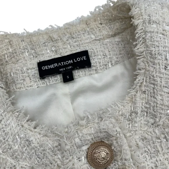 Generation love Velma Tweed Jacket SMALL - Picture 6 of 7